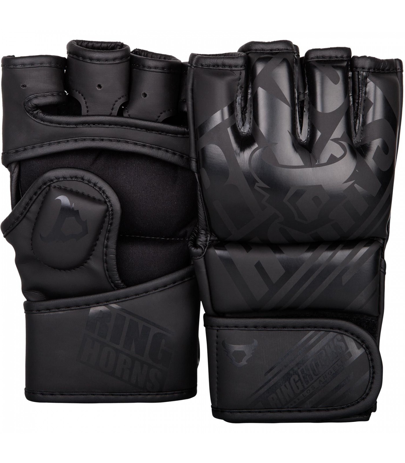 ММА Ръкавици - Ringhorns Nitro MMA Gloves - Black/Black​